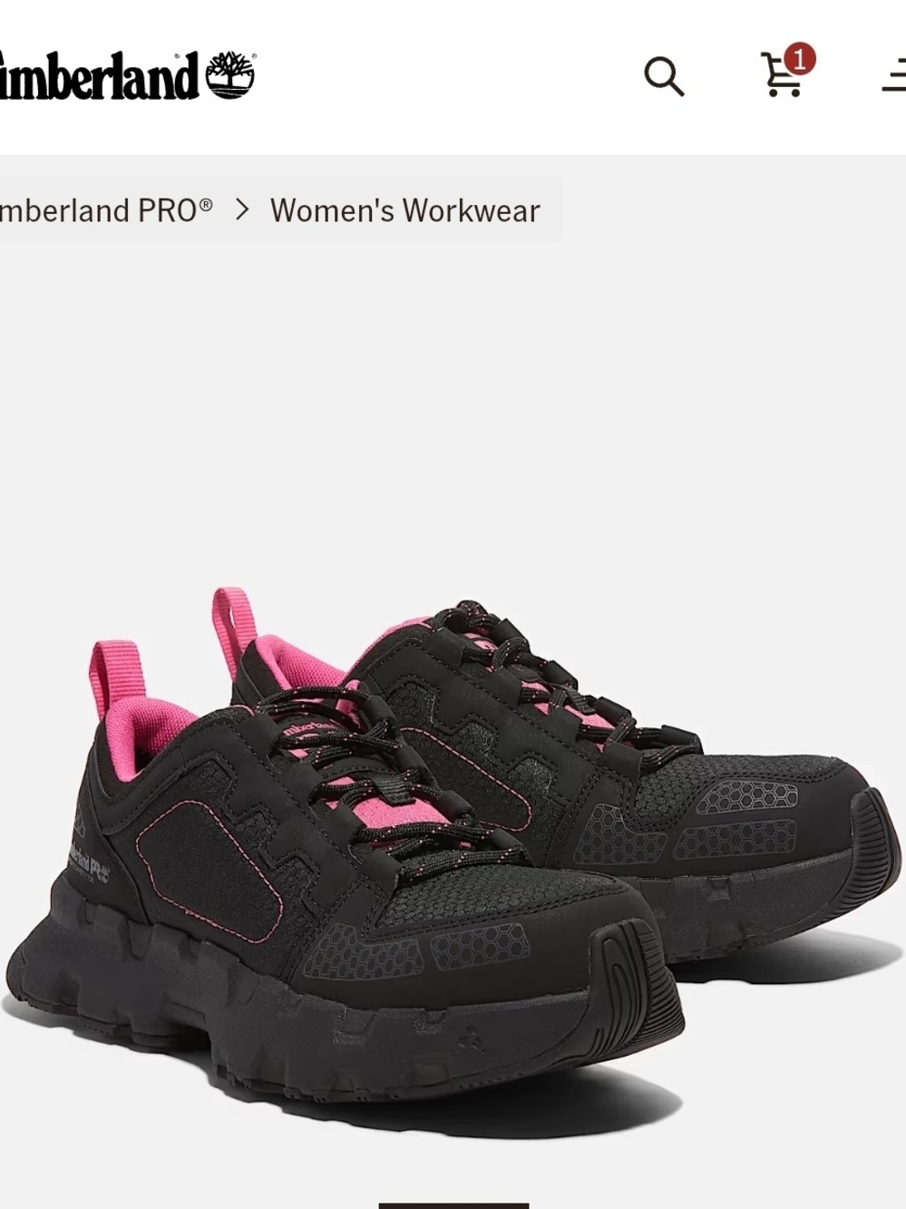 Women's Timberland PRO® Powertrain EV Composite Toe Work Sneaker size 7 M